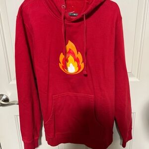 Sapnap Red Flame Hoodie